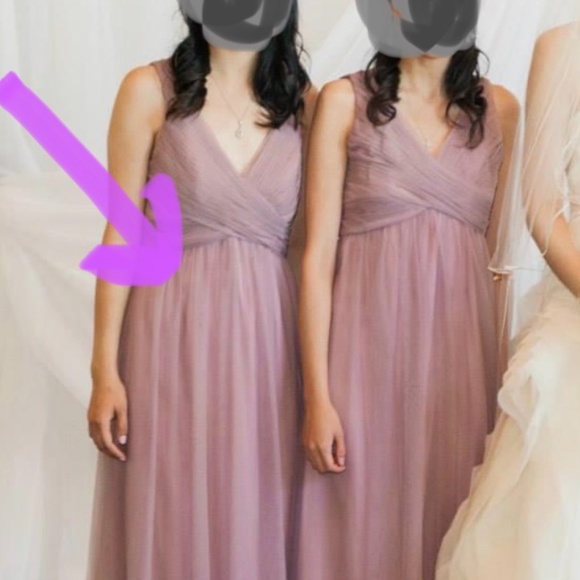 Chiffon Lavender Bridesmaid Dress - Picture 1 of 5